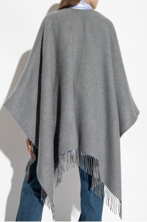 burberry body Grey Wool poncho Burberry SchaferandweinerShops KR